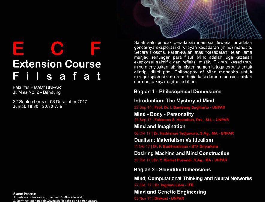 Extension Course Filsafat 2017