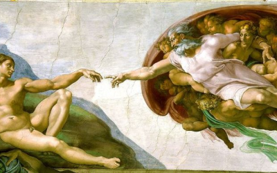 MISTERI PENCIPTAAN ADAM DALAM LUKISAN MICHELANGELO